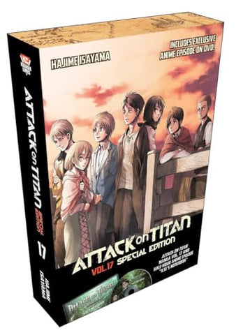 Attack on Titan Special Edition Vol 17 with Box and Sealed DVD (Online Order Only)