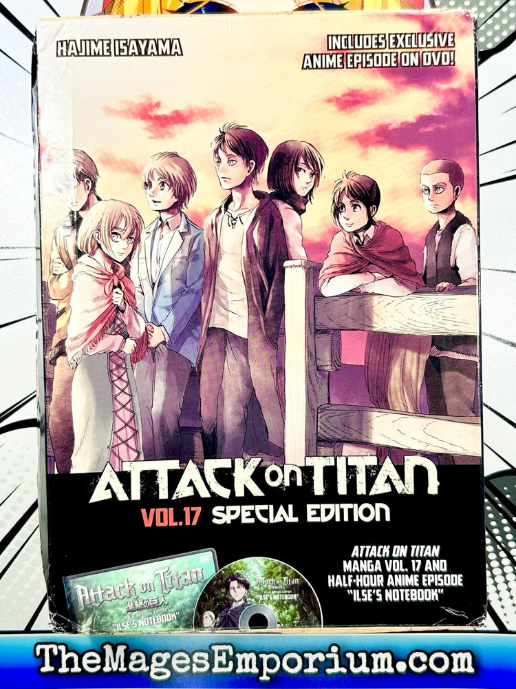 Attack on Titan Special Edition Vol 17 with Box and Sealed DVD (Online Order Only)