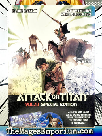 Attack on Titan Special Edition Vol 20 with Box and Sealed DVD (Online Order Only)