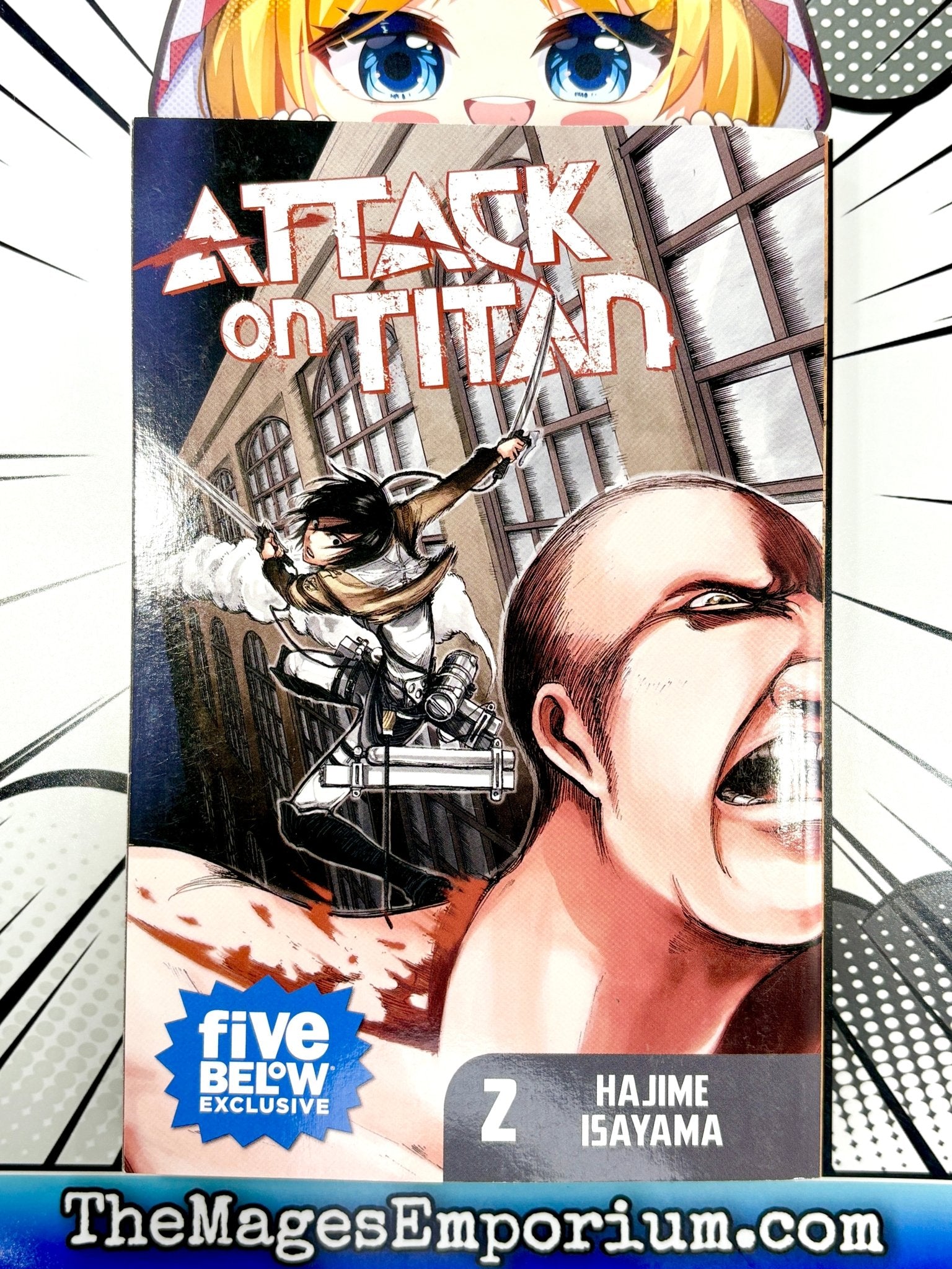 Attack on Titan Vol 2 Five Below Cover (Online Order Only)