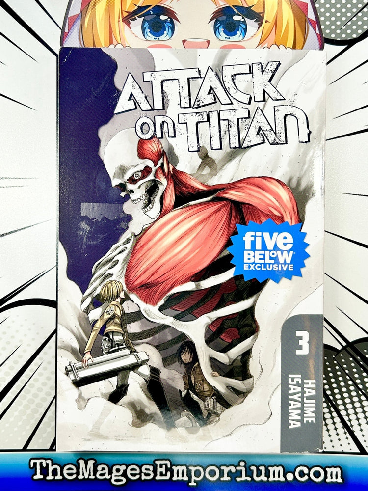 Attack on Titan Vol 3 Five Below Exclusive (Online Order Only)