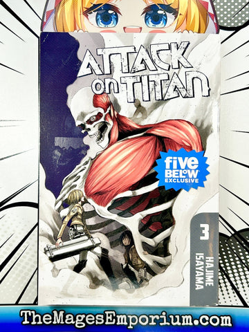 Attack on Titan Vol 3 Five Below Exclusive (Online Order Only)