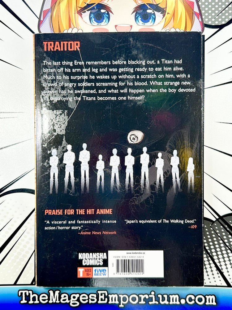 Attack on Titan Vol 3 Five Below Exclusive (Online Order Only)