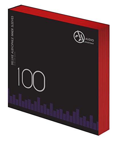 Audio Anatomy - 100X 12" DELUXE AUDIOPHILE ANTISTATIC INNER SLEEVES RED [Innersleeves] (ONLINE ORDER ONLY)
