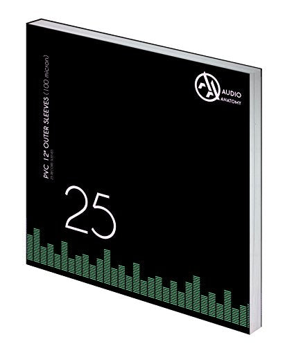 Audio Anatomy - 25X 12" PVC OUTER SLEEVES (100 MICRON) [Sleeves] (ONLINE ORDER ONLY)