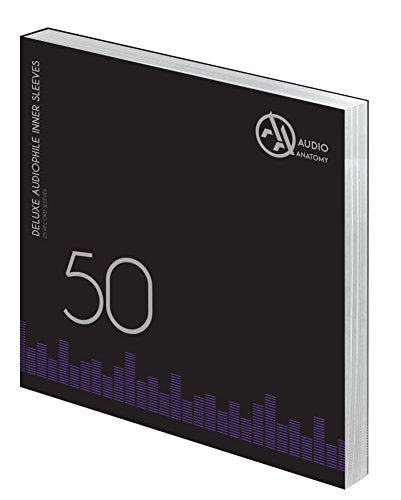 Audio Anatomy - 50X 12" DELUXE AUDIOPHILE ANTISTATIC INNER SLEEVES CREAM [Innersleeves] (ONLINE ORDER ONLY)