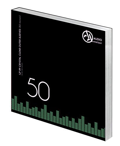 50X 12" PP CRYSTAL CLEAR OUTER SLEEVES (80 MICRON) [Sleeves]