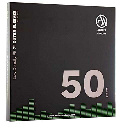 Audio Anatomy - 50X 7" PE LOW DENSITY OUTER SLEEVES (100 Micron) [Sleeves] (ONLINE ORDER ONLY)