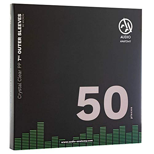 Audio Anatomy - 50X 7" PP CRYSTAL CLEAR OUTER SLEEVES (90 MICRON) [Sleeves] (ONLINE ORDER ONLY)
