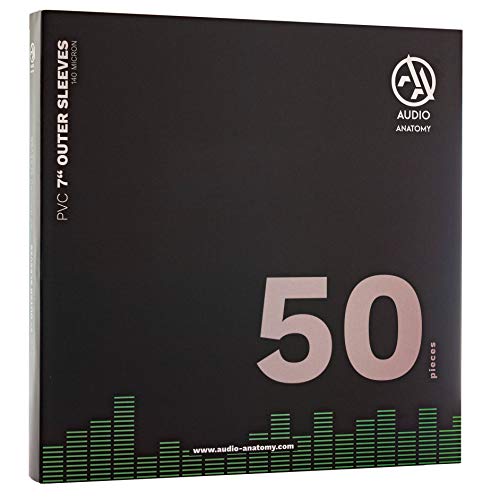 Audio Anatomy - 50X 7" PVC OUTER SLEEVES (140 MICRON) [Sleeves] (ONLINE ORDER ONLY)