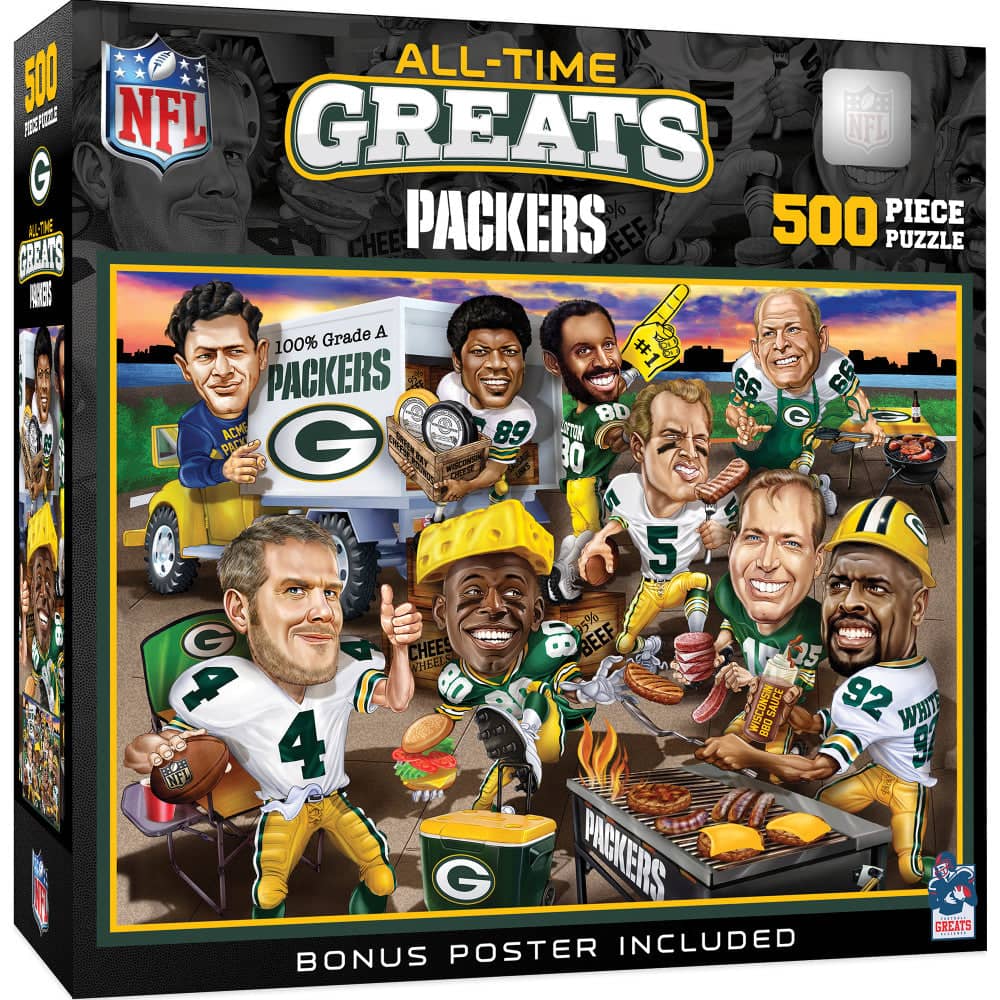 Green Bay Packers - All-Time Greats 500 Piece Jigsaw Puzzle