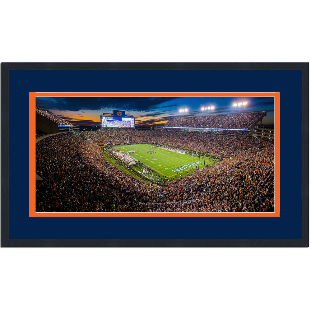 Framed Jordan-Hare Stadium Auburn Tigers 16x24 NCAA Football Photo Professionally Matted (ONLINE ORDER ONLY)