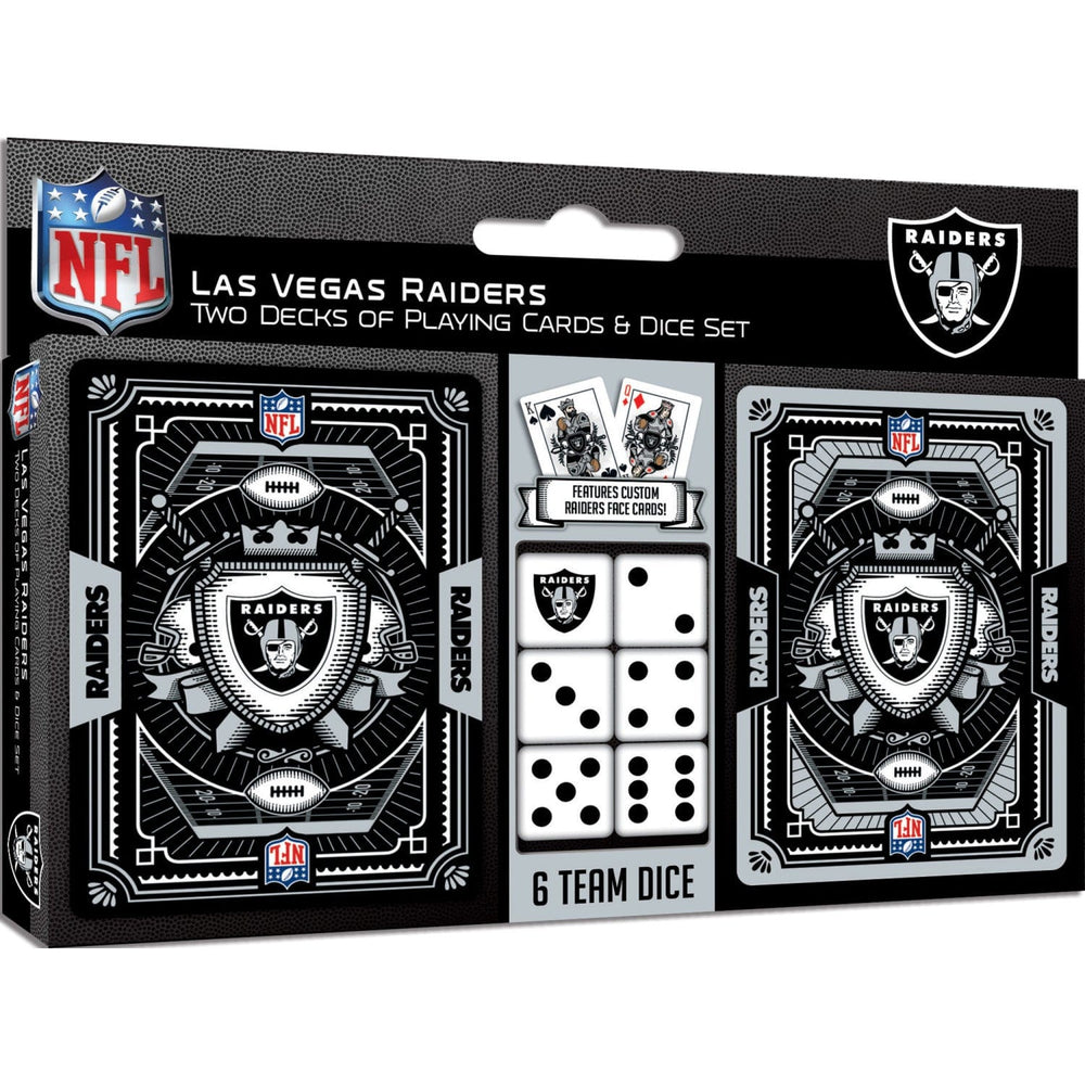 Las Vegas Raiders - 2-Pack Playing Cards & Dice Set (ONLINE ORDER ONLY)