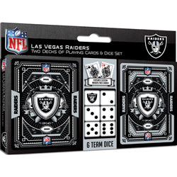 Las Vegas Raiders - 2-Pack Playing Cards & Dice Set (ONLINE ORDER ONLY)