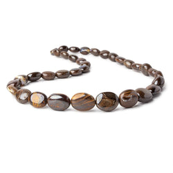 Australian Boulder Opal plain nuggets 18 inch 35 beads 9x7x5-17x14x7mm A (ONLINE ORDER ONLY)