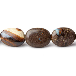 Australian Boulder Opal plain nuggets 18 inch 40 beads 8x6x4-17x13x7mm A (ONLINE ORDER ONLY)