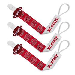 NC State Wolfpack - Pacifier Clip 3-Pack (ONLINE ORDER ONLY)