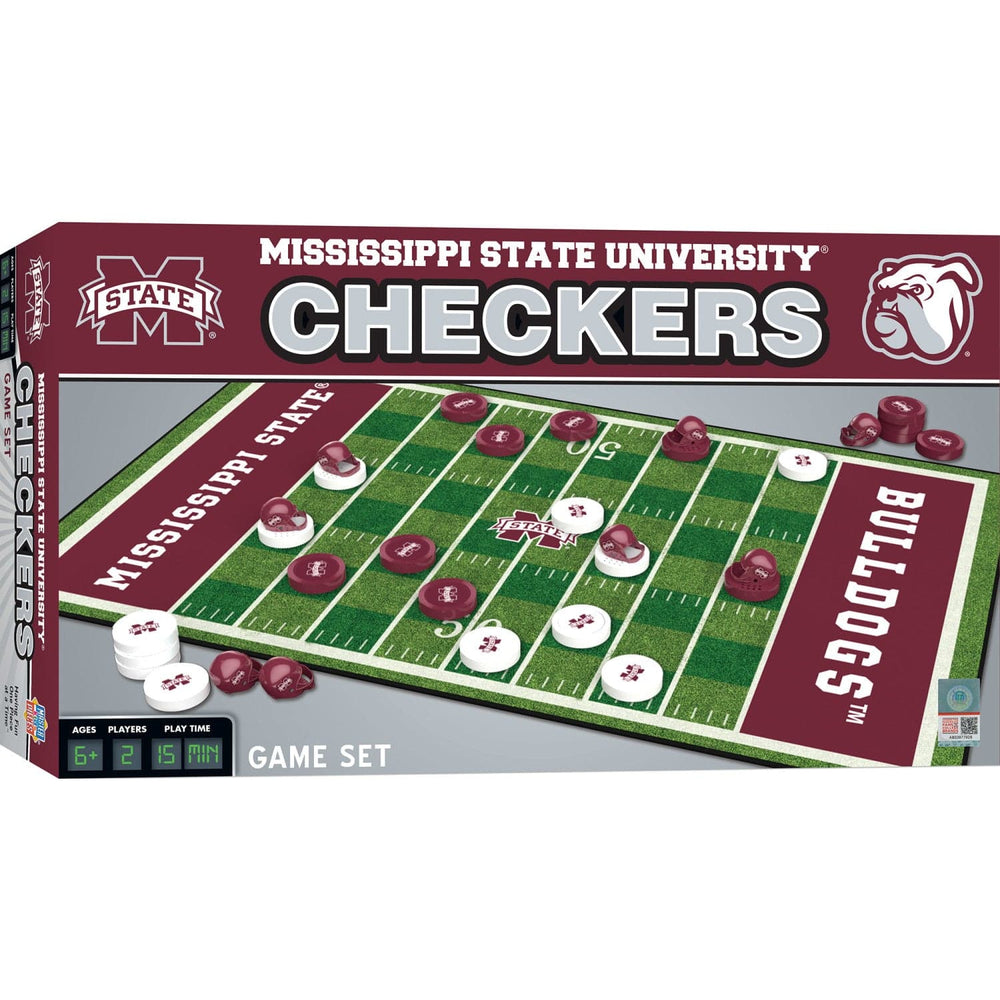 Mississippi State Bulldogs Checkers Board Game (ONLINE ORDER ONLY)