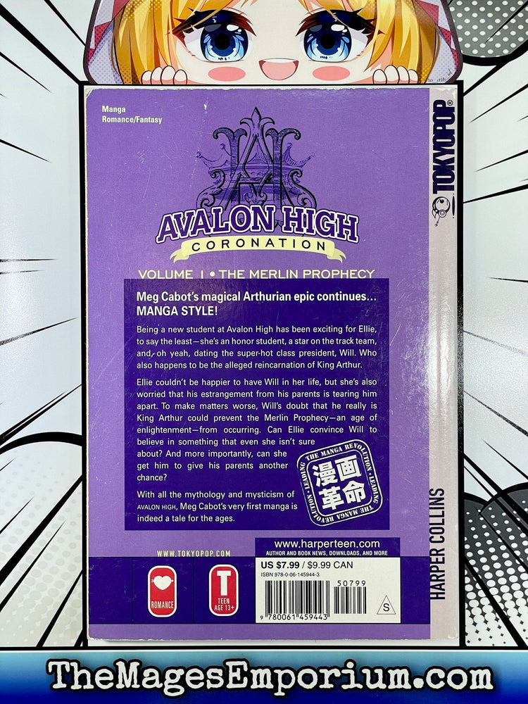 Avalon High Coronation Vol 1 The Merlin Prophecy (Online Order Only)
