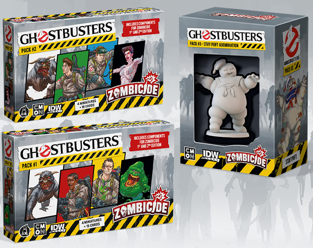 Zombicide: Ghostbusters Character Packs Bundle (ONLINE ORDER ONLY)
