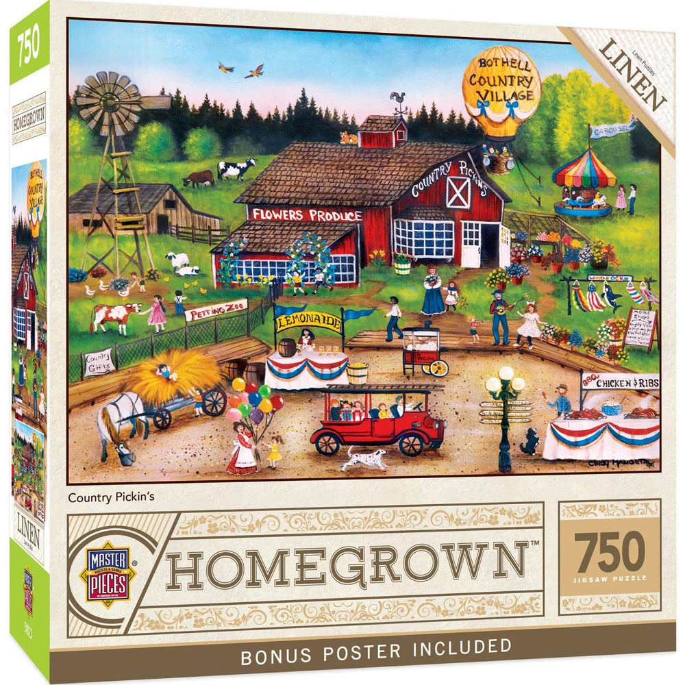 Homegrown - Country Pickin's 750 Piece Jigsaw Puzzle (ONLINE ORDER ONLY)