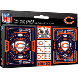 Chicago Bears - 2-Pack Playing Cards & Dice Set (ONLINE ORDER ONLY)