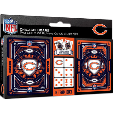 Chicago Bears - 2-Pack Playing Cards & Dice Set (ONLINE ORDER ONLY)