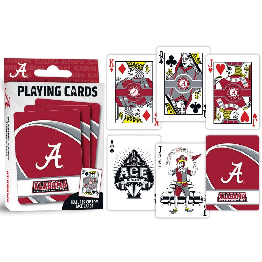 Alabama Crimson Tide Playing Cards - 54 Card Deck (ONLINE ORDER ONLY)