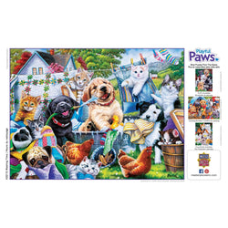 Playful Paws - Washing Time 300 Piece EZ Grip Jigsaw Puzzle (ONLINE ORDER ONLY)