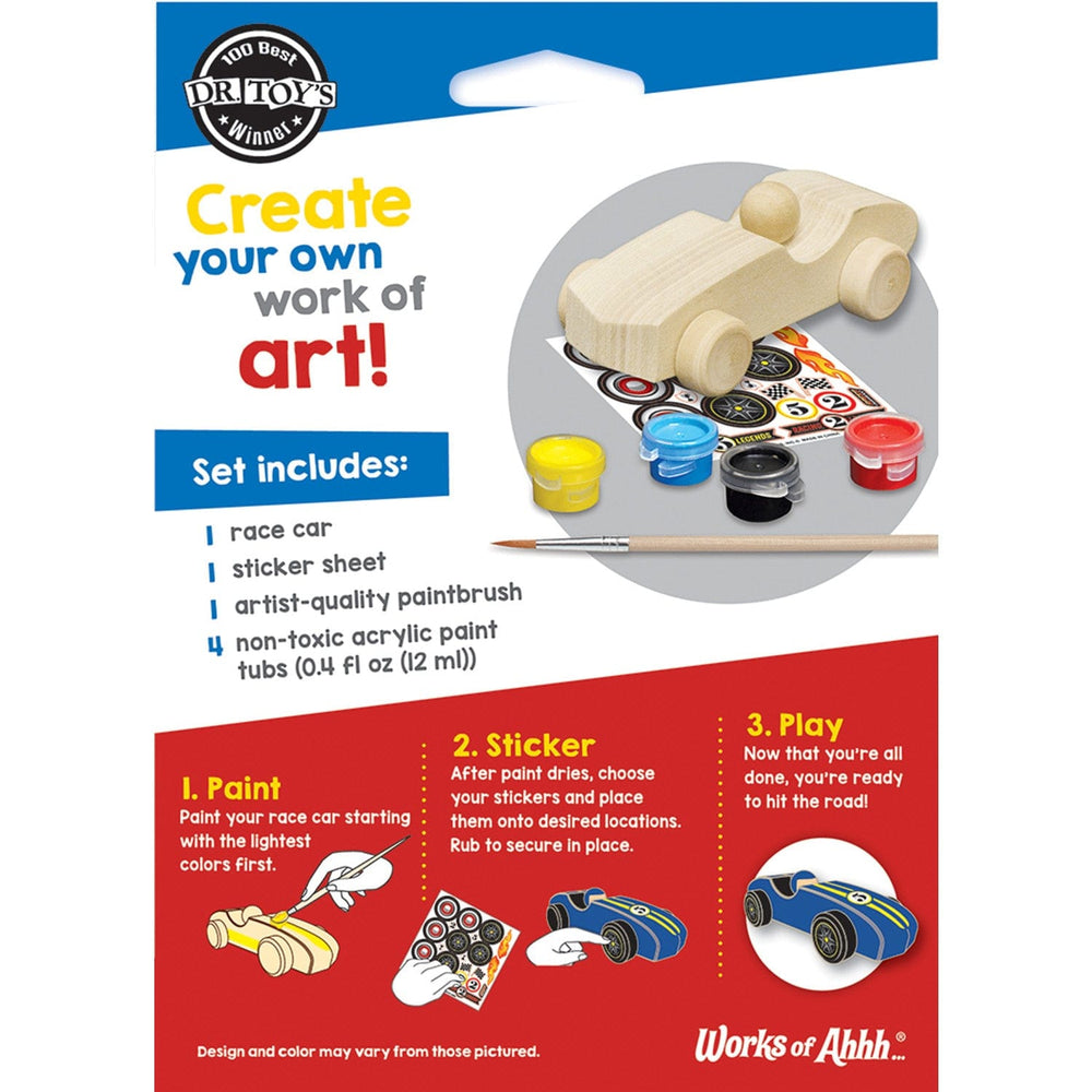 Race Car Wood Craft & Paint Kit (ONLINE ORDER ONLY)