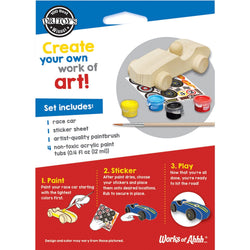 Race Car Wood Craft & Paint Kit (ONLINE ORDER ONLY)