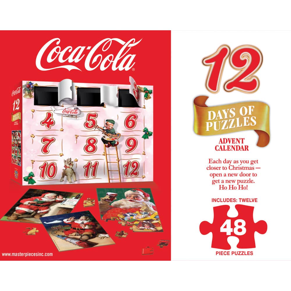 12 Days of Coca-Cola Jigsaw Puzzles - Advent Calendar (ONLINE ORDER ONLY)