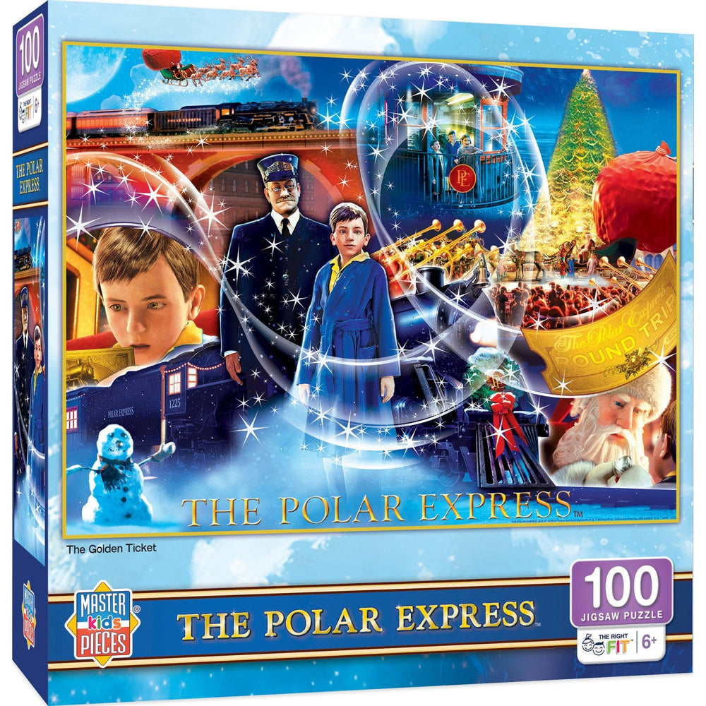 The Polar Express - Golden Ticket 100 Piece Jigsaw Puzzle (ONLINE ORDER ONLY)