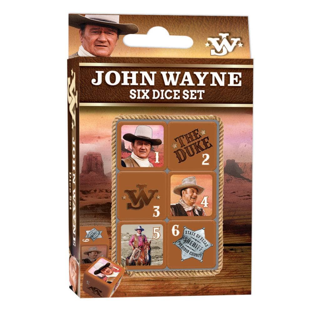 John Wayne 6 Piece D6 Gaming Dice Set (ONLINE ORDER ONLY)