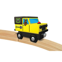 Smokey Bear Jeep Wood Toy Train (ONLINE ORDER ONLY)