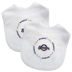Milwaukee Brewers - Baby Bibs 2-Pack (ONLINE ORDER ONLY)