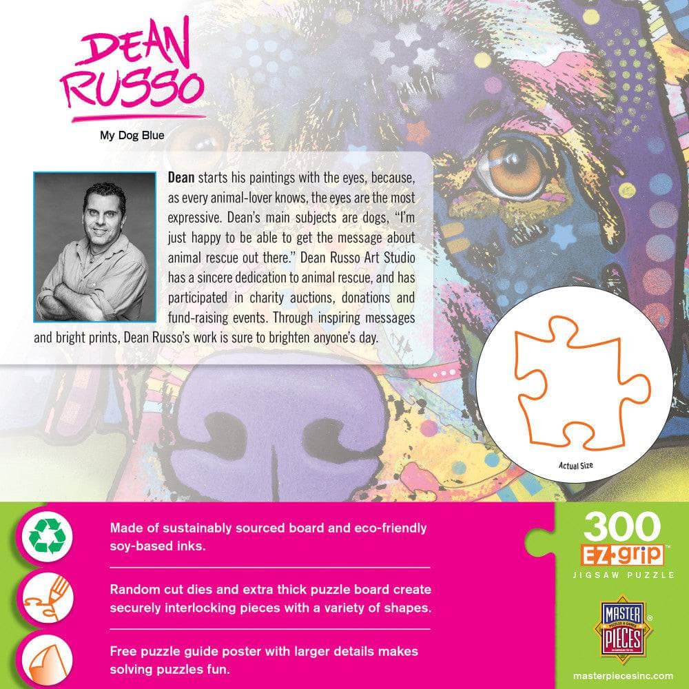 Dean Russo - My Dog Blue 300 Piece EZ Grip Jigsaw Puzzle (ONLINE ORDER ONLY)