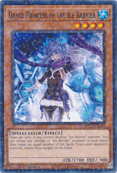 Dance Princess of the Ice Barrier (Duel Terminal) [HAC1-EN050] Common (ONLINE ORDER ONLY)
