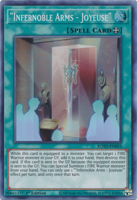 "Infernoble Arms - Joyeuse" [ROTD-EN055] Super Rare (ONLINE ORDER ONLY)