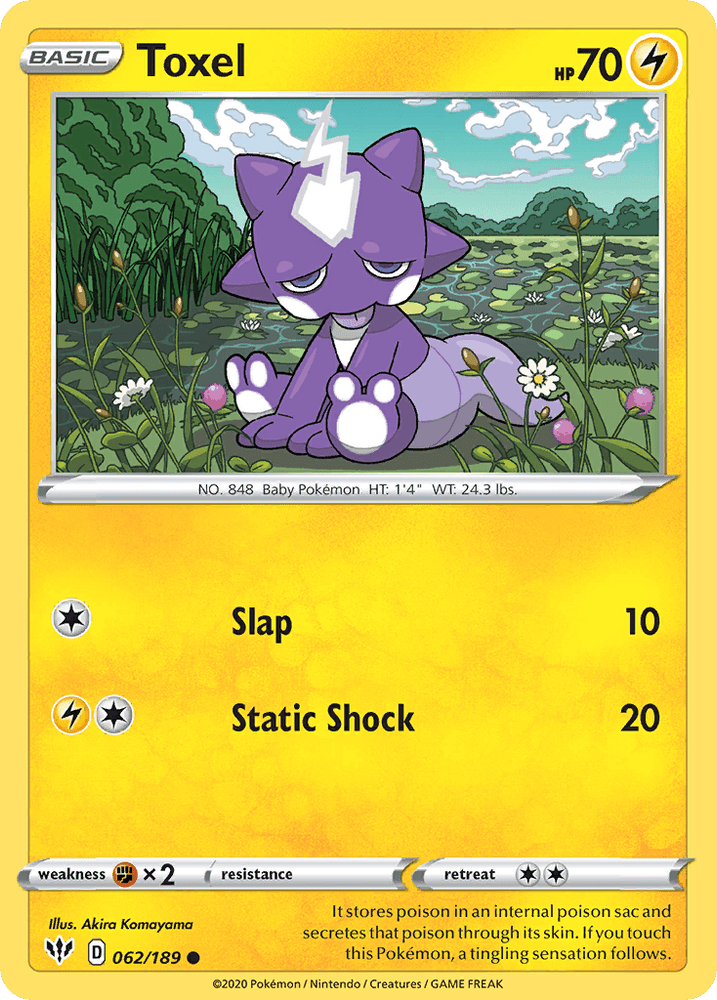 Toxel (062/189) [Sword & Shield: Darkness Ablaze] (Online Only)