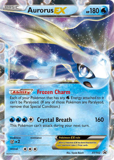 Aurorus EX (XY102) [XY: Black Star Promos] (Online Only)