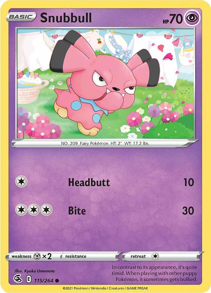Snubbull (115/264) [Sword & Shield: Fusion Strike] (Online Only)