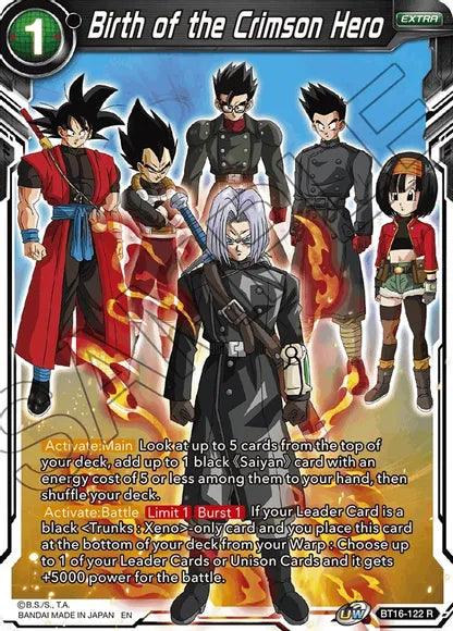 Birth of the Crimson Hero (BT16-122) [Realm of the Gods] (ONLINE ORDER ONLY)