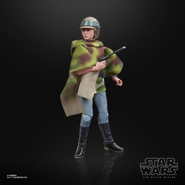 Star Wars: The Black Series - Leia Organa (Endor Battle Poncho) (Return of the Jedi) 6-Inch Action Figure (ONLINE ORDER ONLY)