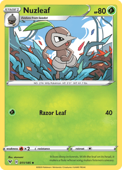 Nuzleaf (011/185) [Sword & Shield: Vivid Voltage] (Online Only)