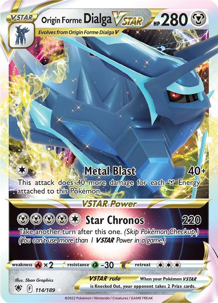 Origin Forme Dialga VSTAR (114/189) [Sword & Shield: Astral Radiance] (Online Only)
