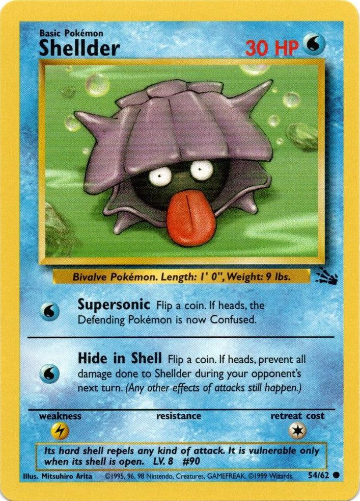 Shellder (54/62) [Fossil Unlimited] (Online Only)