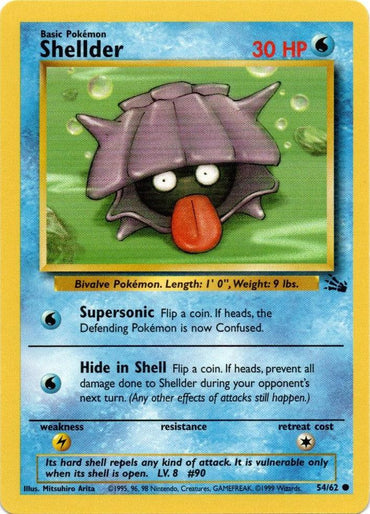 Shellder (54/62) [Fossil Unlimited] (Online Only)