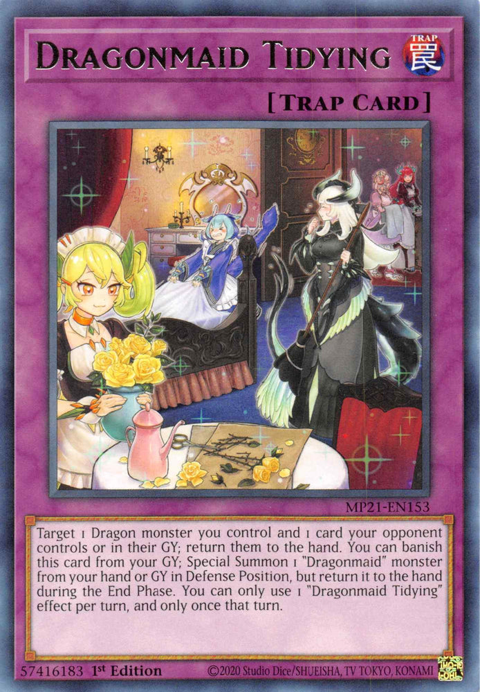 Dragonmaid Tidying [MP21-EN153] Rare (ONLINE ORDER ONLY)