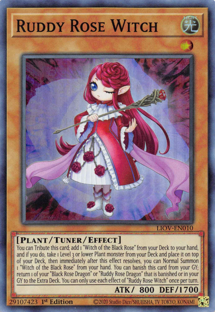 Ruddy Rose Witch [LIOV-EN010] Super Rare (ONLINE ORDER ONLY)